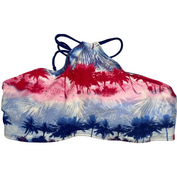 Malibu Dream Girl Bandeau Bikini Top Women's Adjustable Strap Size Large L - Picture 1 of 5